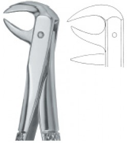 Molars with carious or broken caps 86A