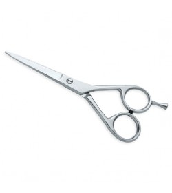Barber Scissors with finger rest     One Blade Micro Serrated