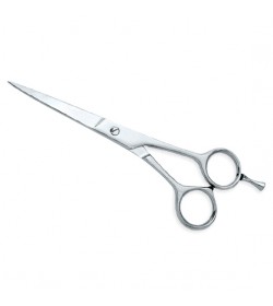 Barber Scissors with finger rest  One Blade Micro Serrated